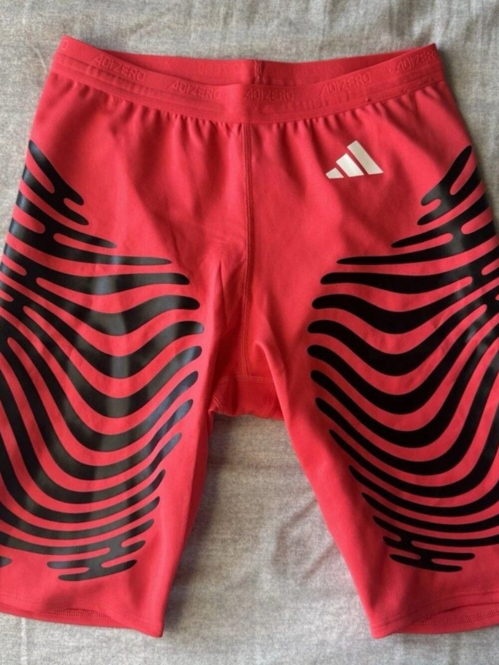 adidas Adizero Control Short Tights Red Women's Medium